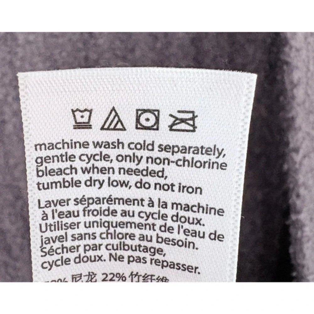 BAREFOOT DREAMS Open Front Cardigan Sweater Cozychic Lite Purple/Gray Cozy L/XL